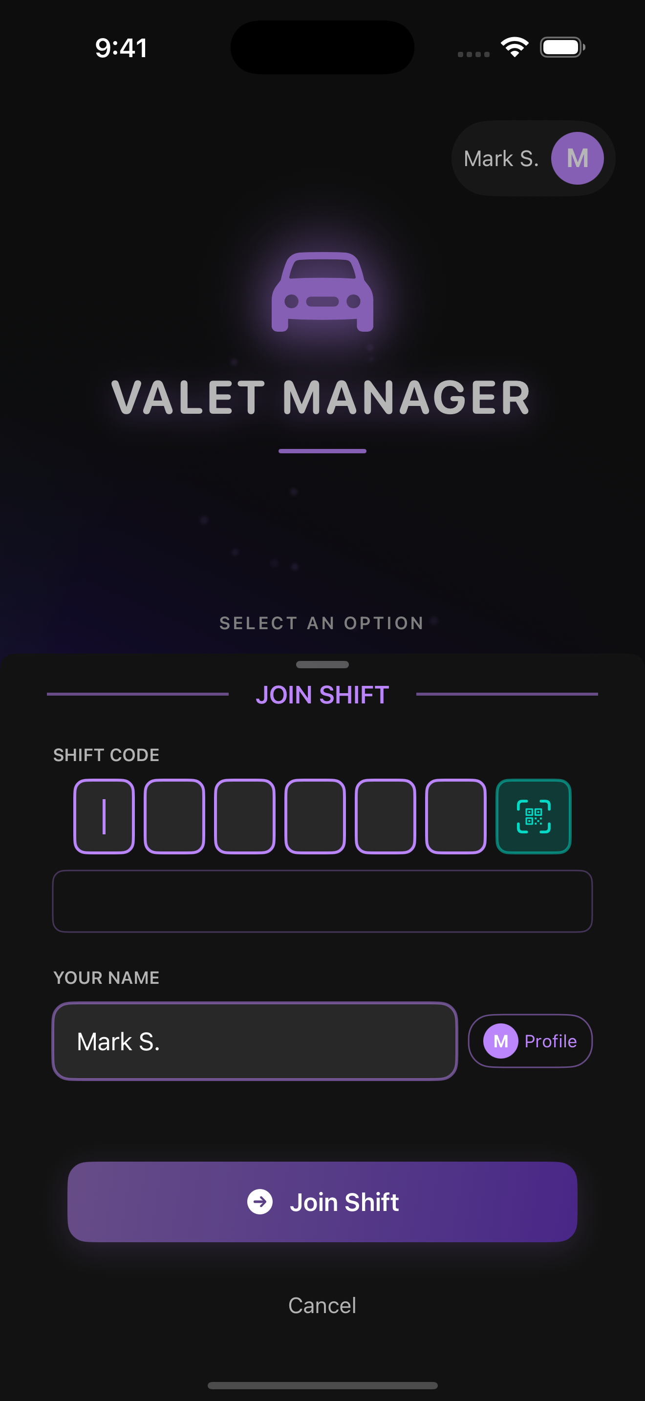 Vehicle Entry Interface Adding a Car