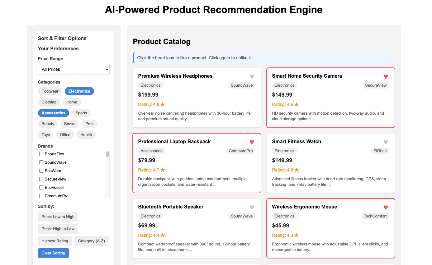 AI Recommender System Project Thumbnail